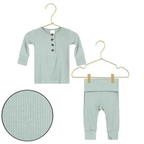 Bailey Ribbed Top   Bottom Set