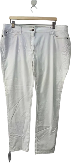 Boden White Denim Jeans Size 20L
