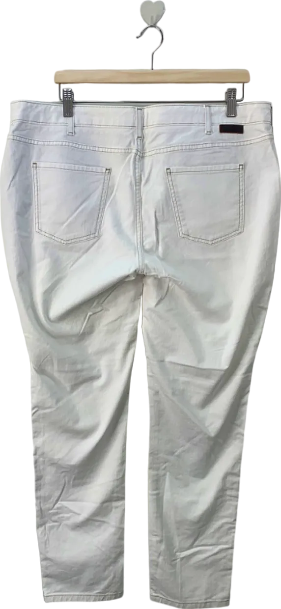 Boden White Denim Jeans Size 20L