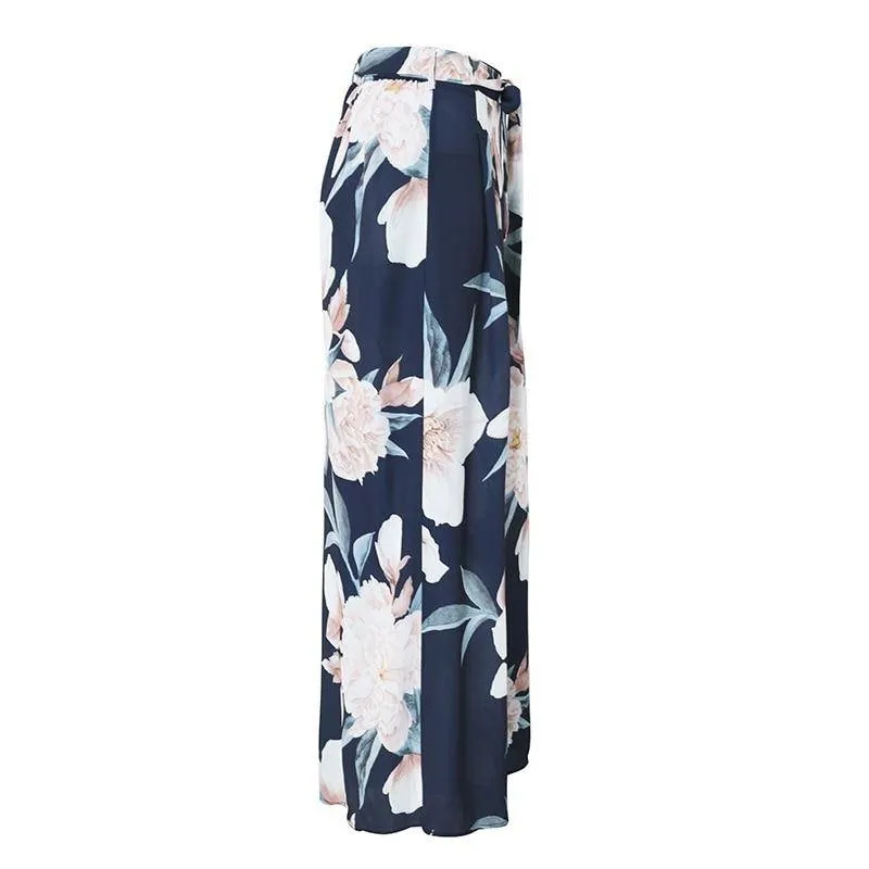 Boho Pant Palazzo with floral pattern