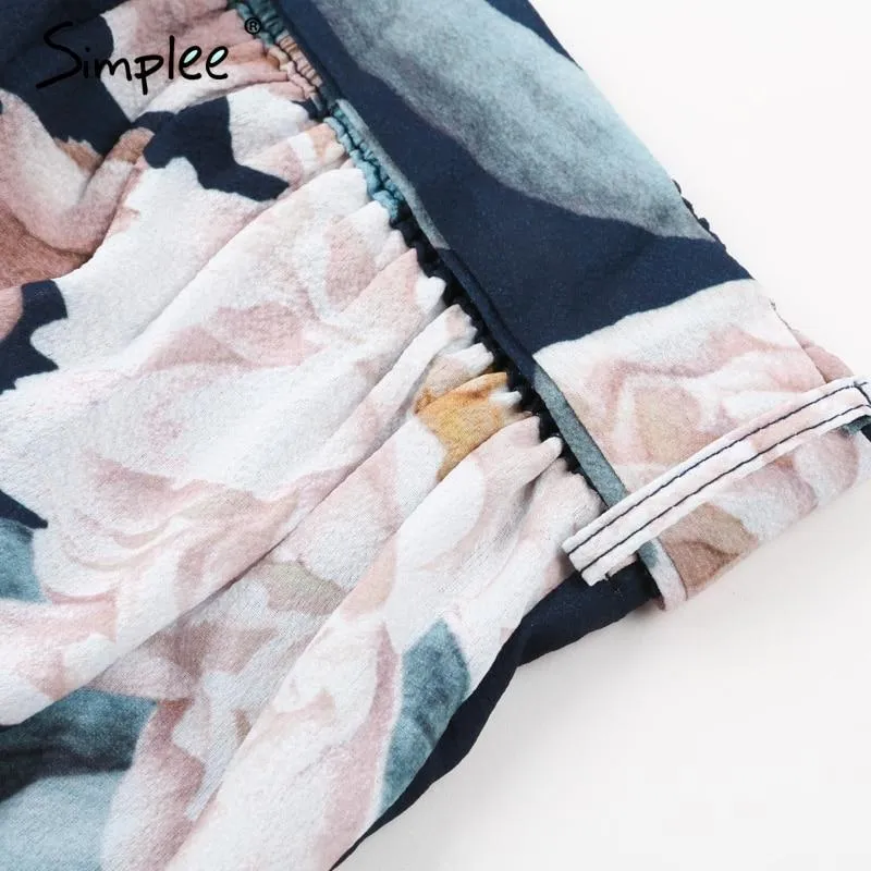 Boho Pant Palazzo with floral pattern