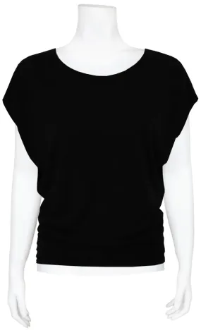 CHARLES Slouch Tee - BLACK