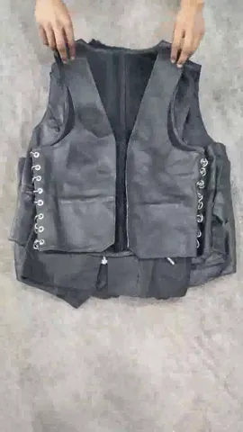 CR1378 Premium Leather Vests - 15 Pcs