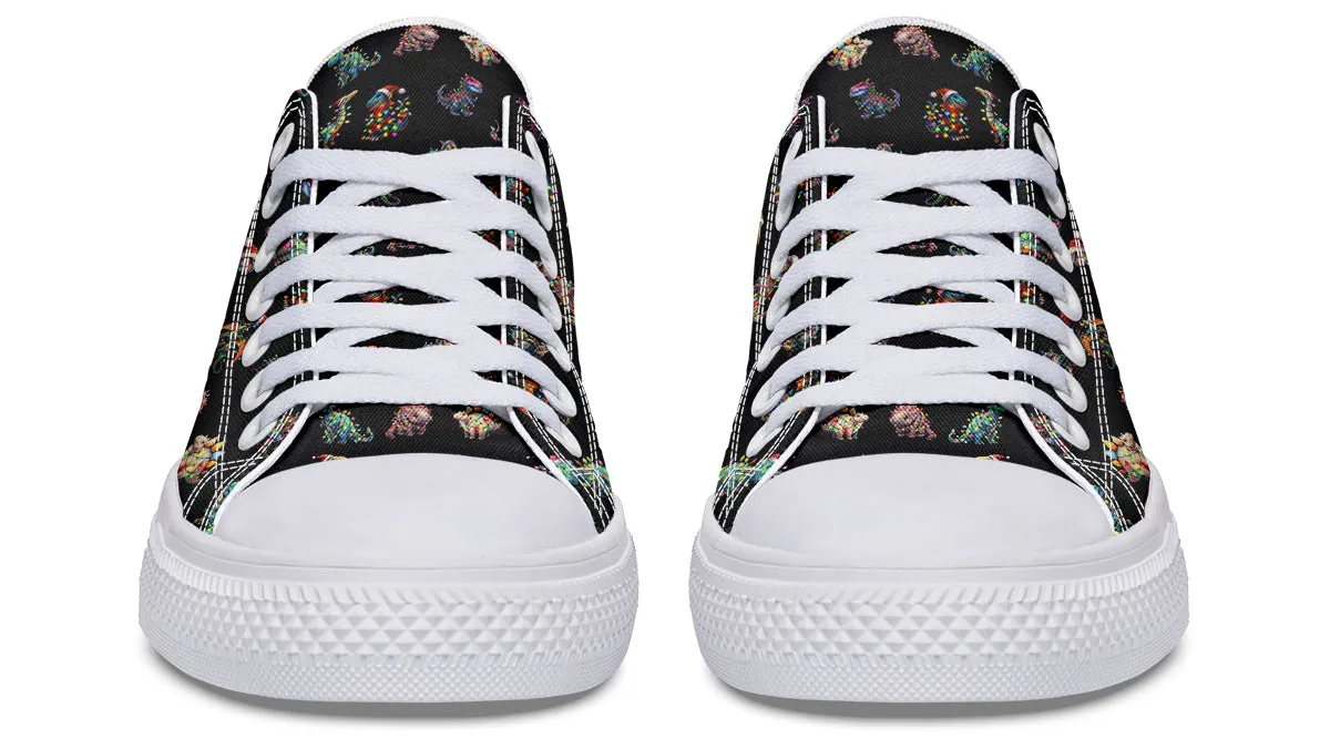 Dinos In Lights Low Tops