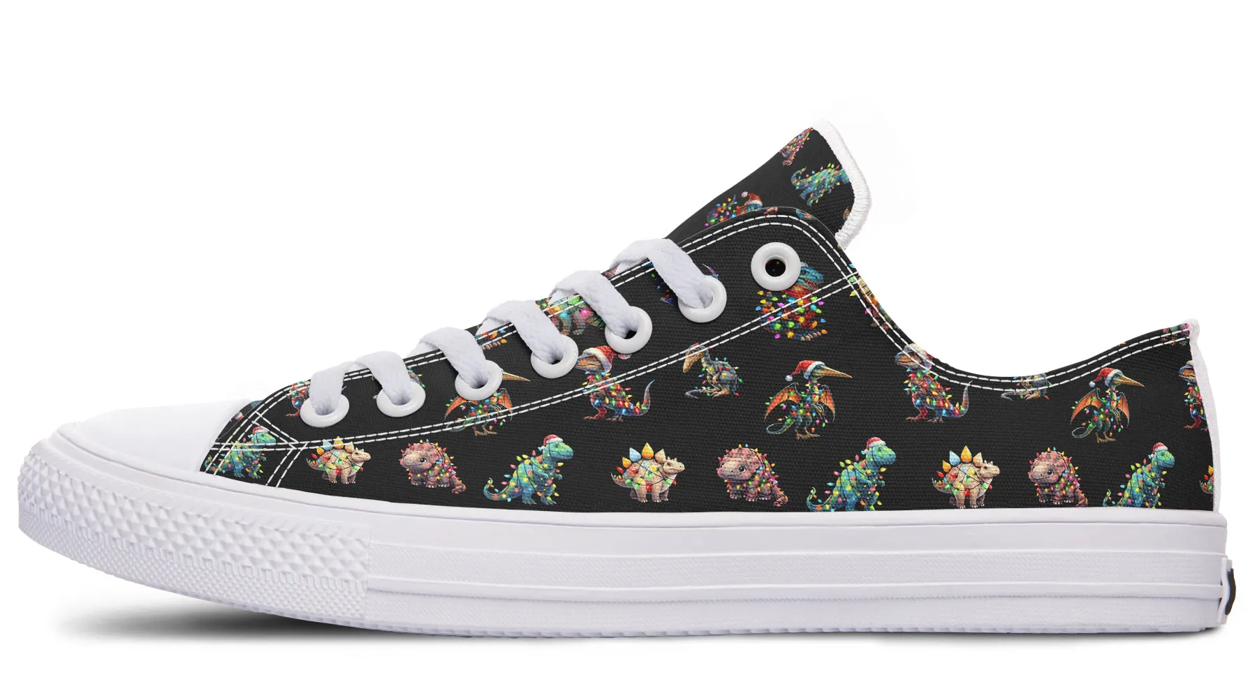 Dinos In Lights Low Tops