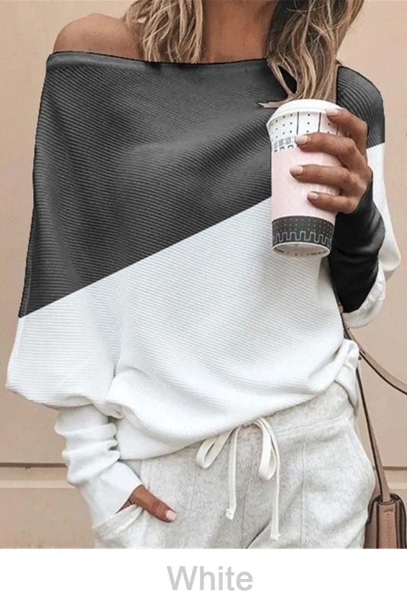 Florcoo Comfy Off-Shoulder T-shirt(5 Colors)