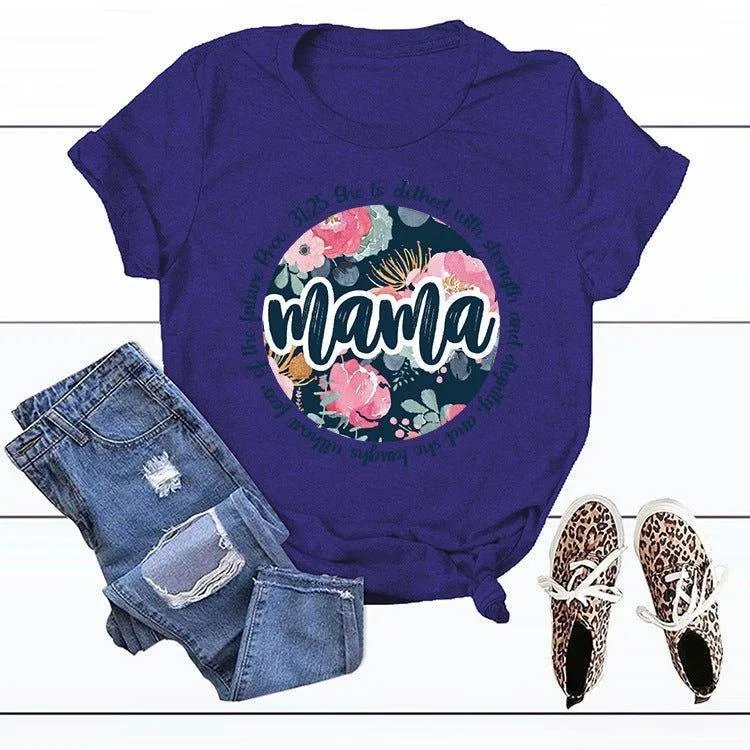 Graphic Tee Mama Scripture Shirts