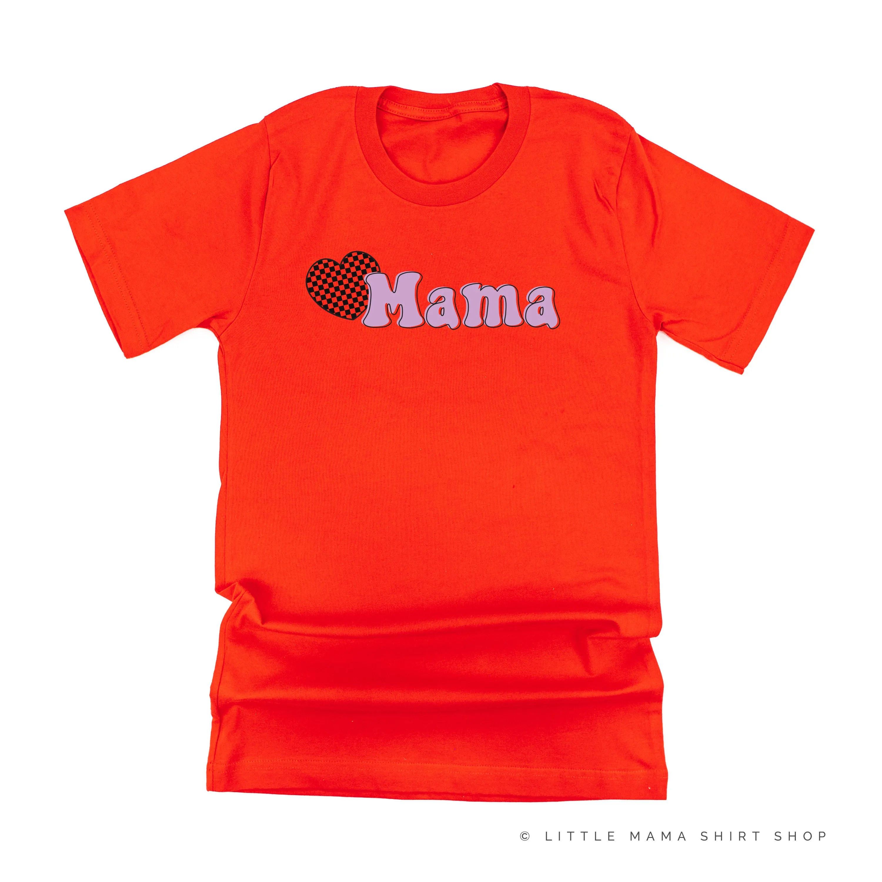 HEART CHECKERS - MAMA - Unisex Tee