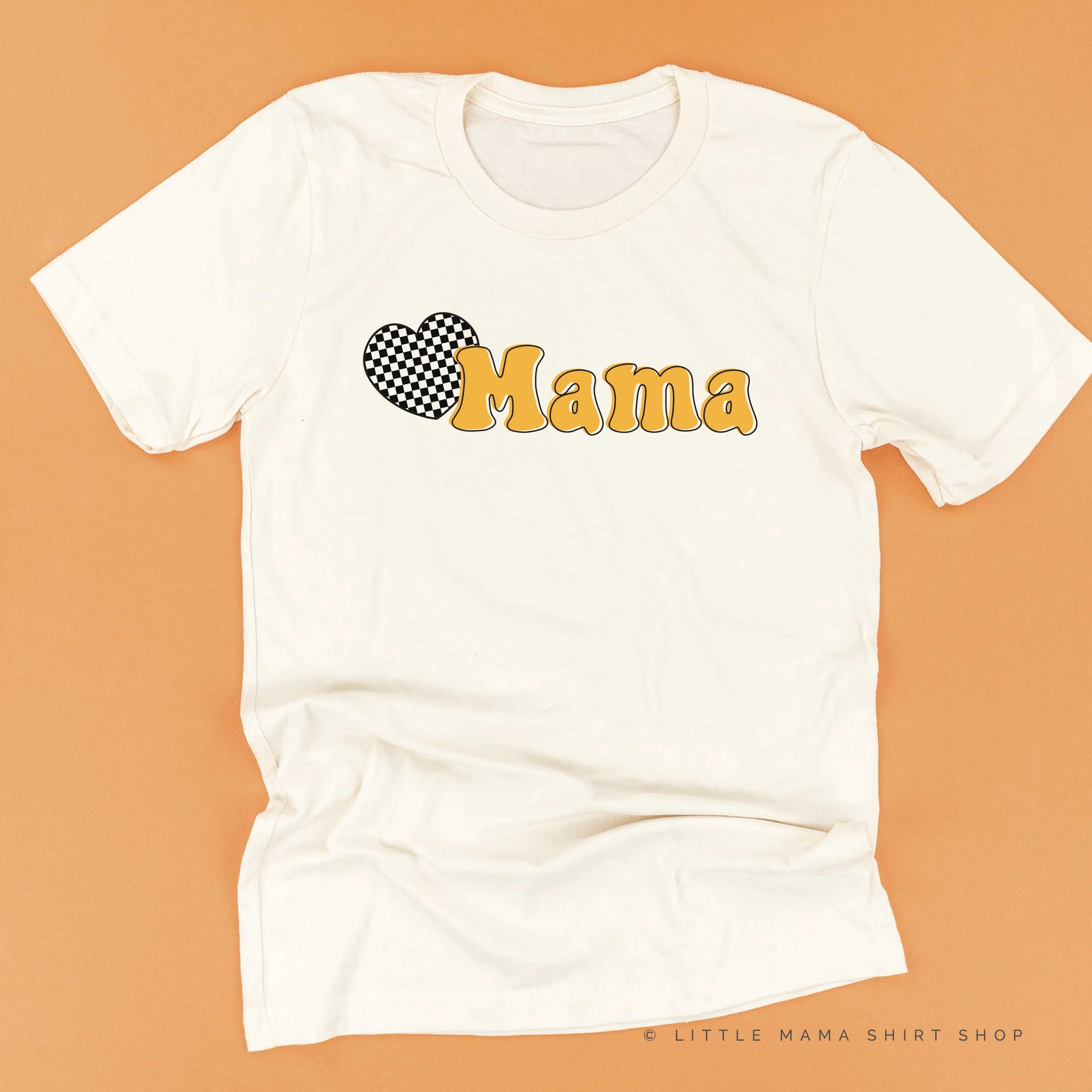 HEART CHECKERS - MAMA - Unisex Tee