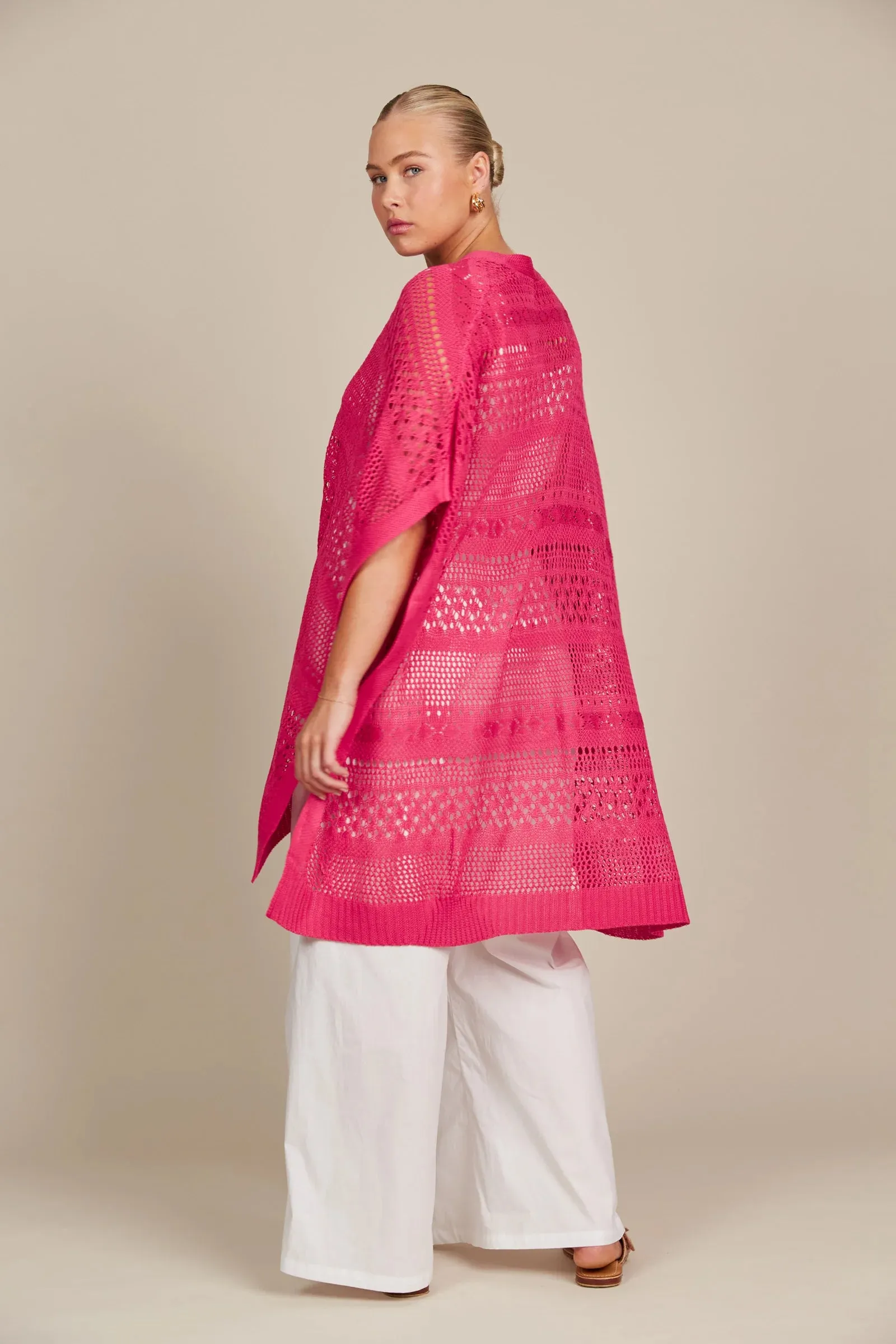 Isle of Mine Sylvie Cape - Raspberry