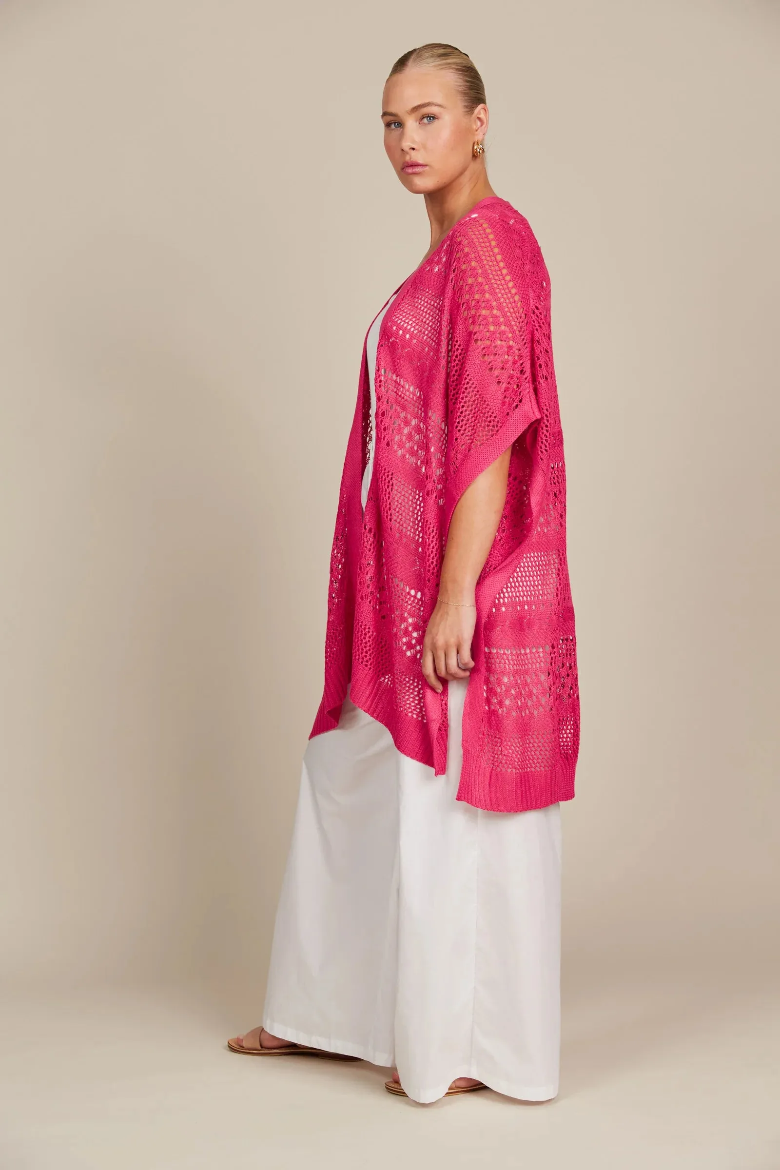 Isle of Mine Sylvie Cape - Raspberry