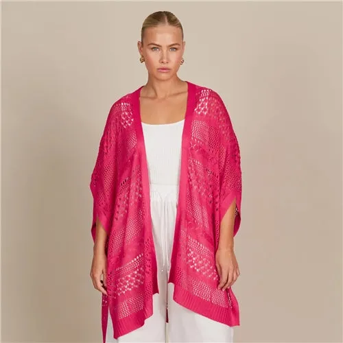 Isle of Mine Sylvie Cape - Raspberry