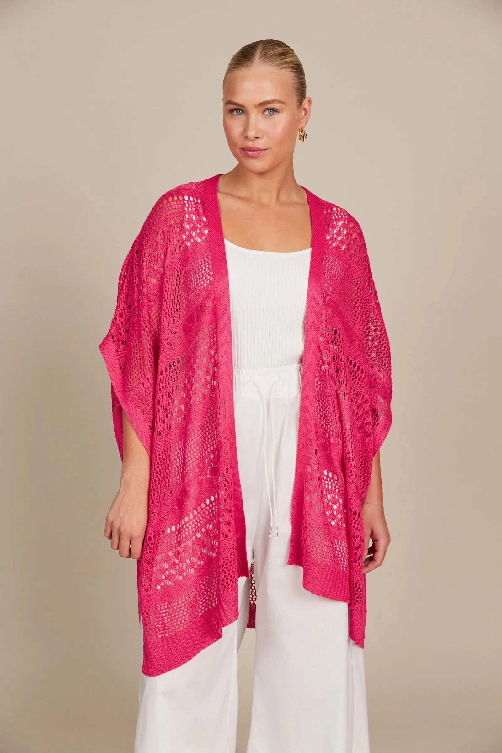 Isle of Mine Sylvie Cape - Raspberry