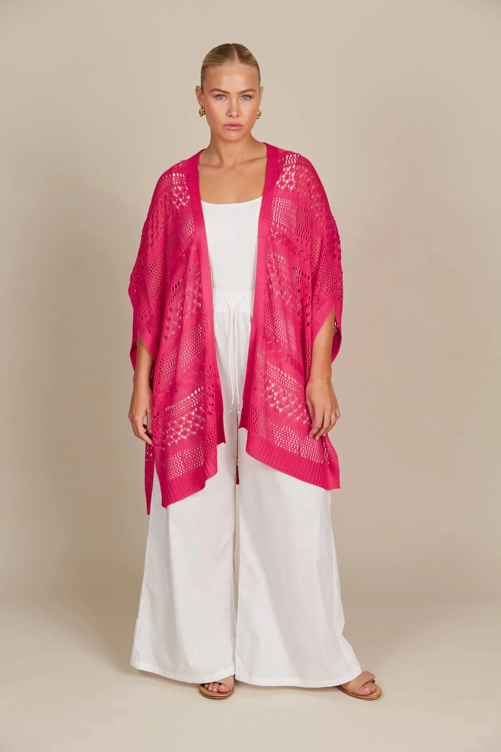 Isle of Mine Sylvie Cape - Raspberry