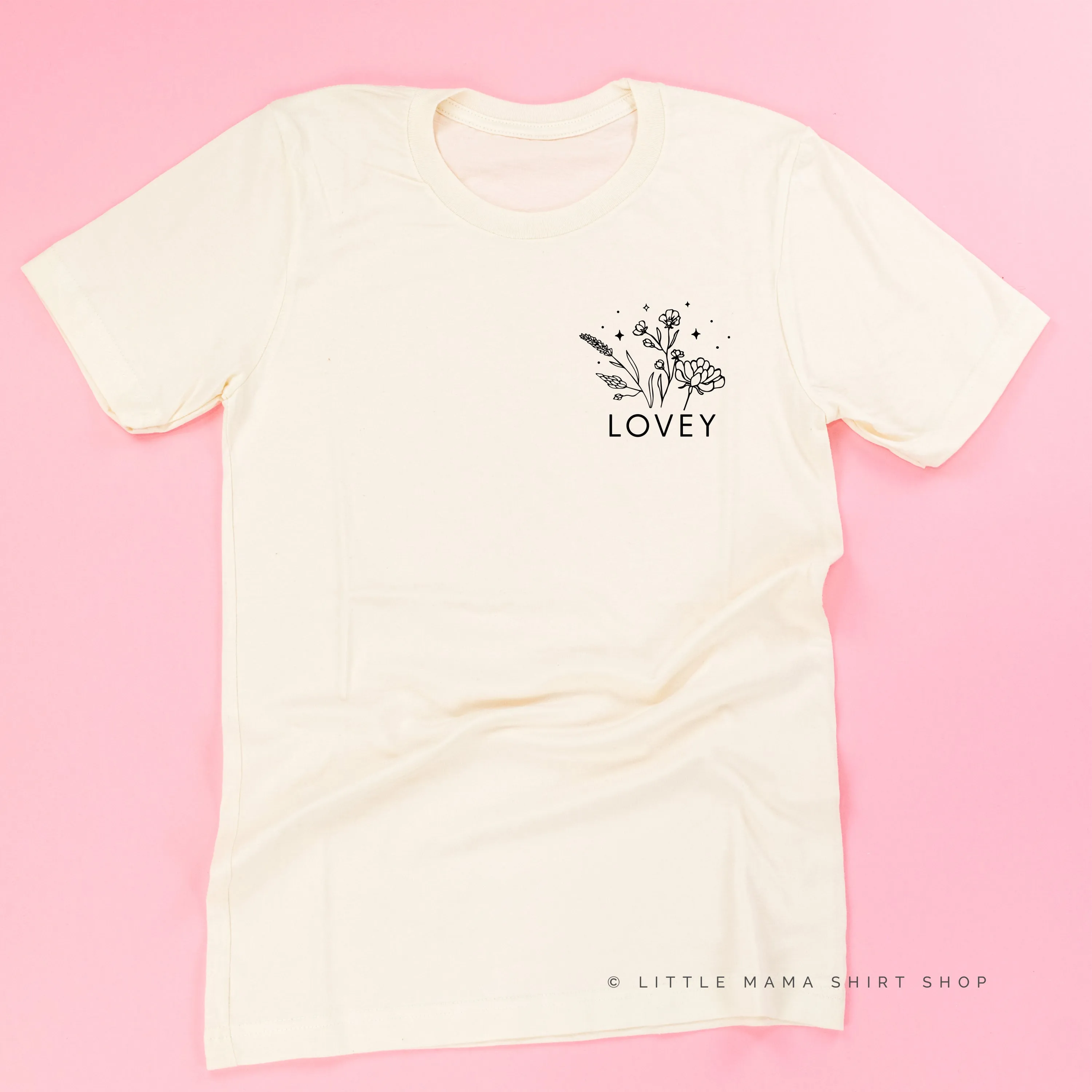 LOVEY - Bouquet - Pocket Size ﻿- Unisex Tee