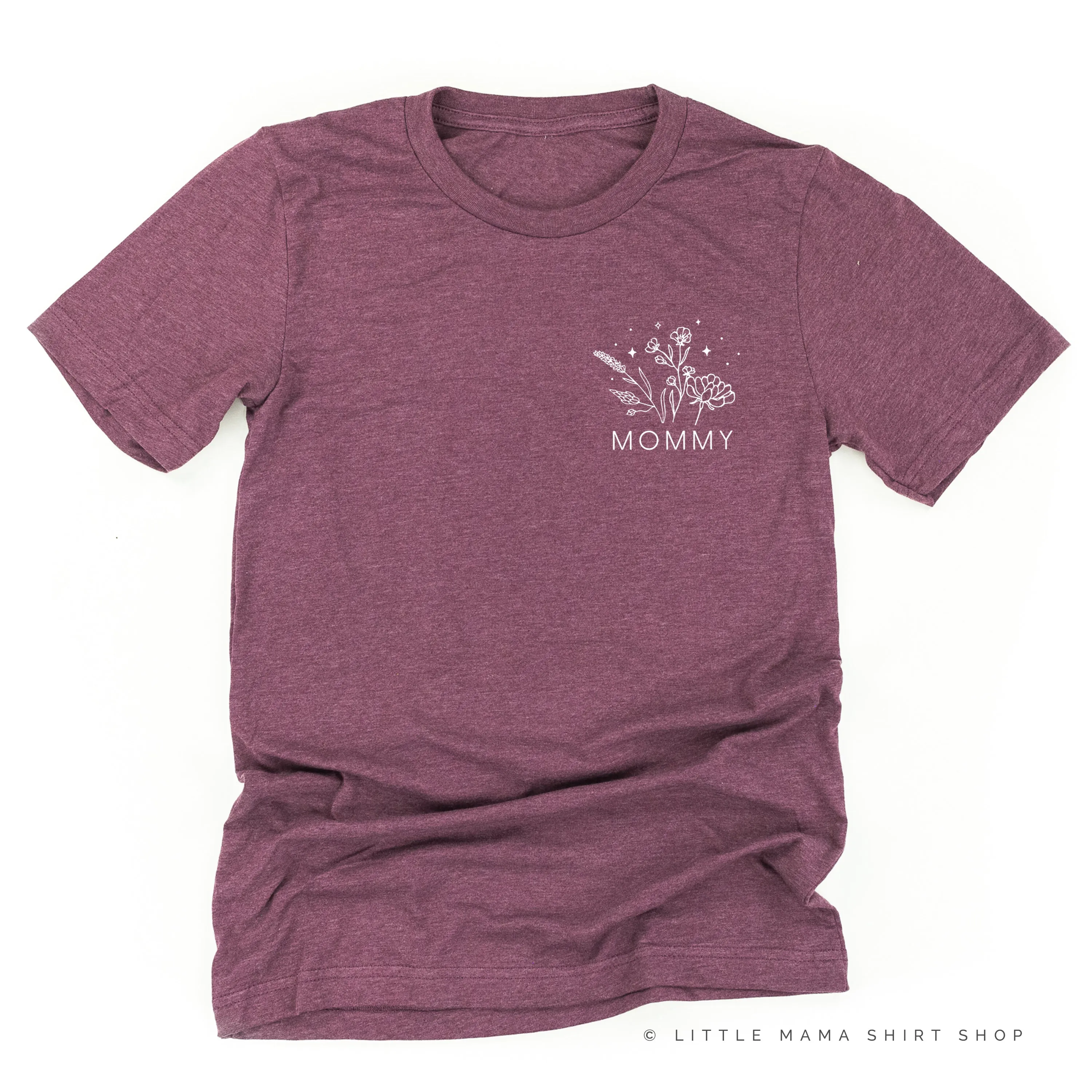 MOMMY - Bouquet - Pocket Size ﻿- Unisex Tee