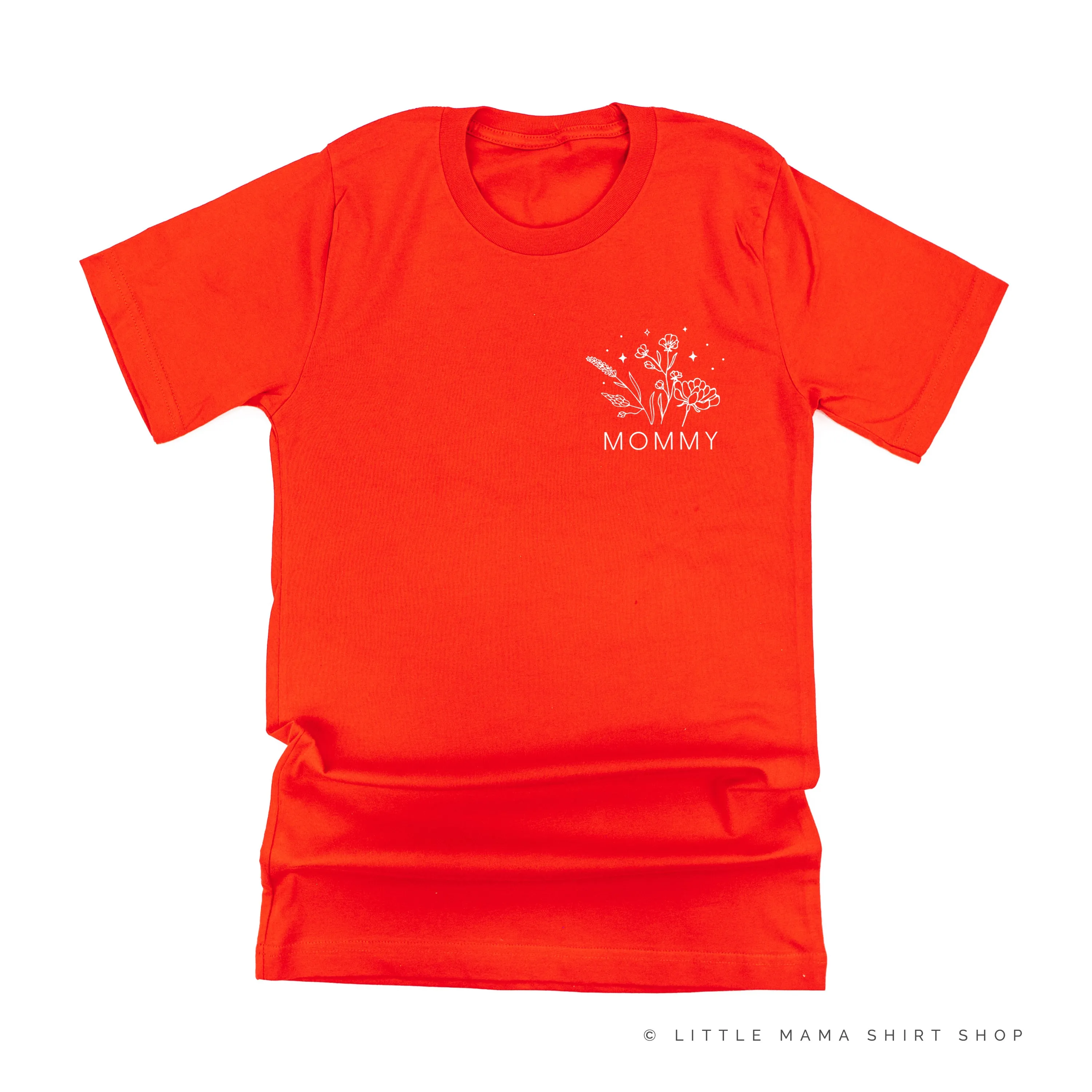 MOMMY - Bouquet - Pocket Size ﻿- Unisex Tee