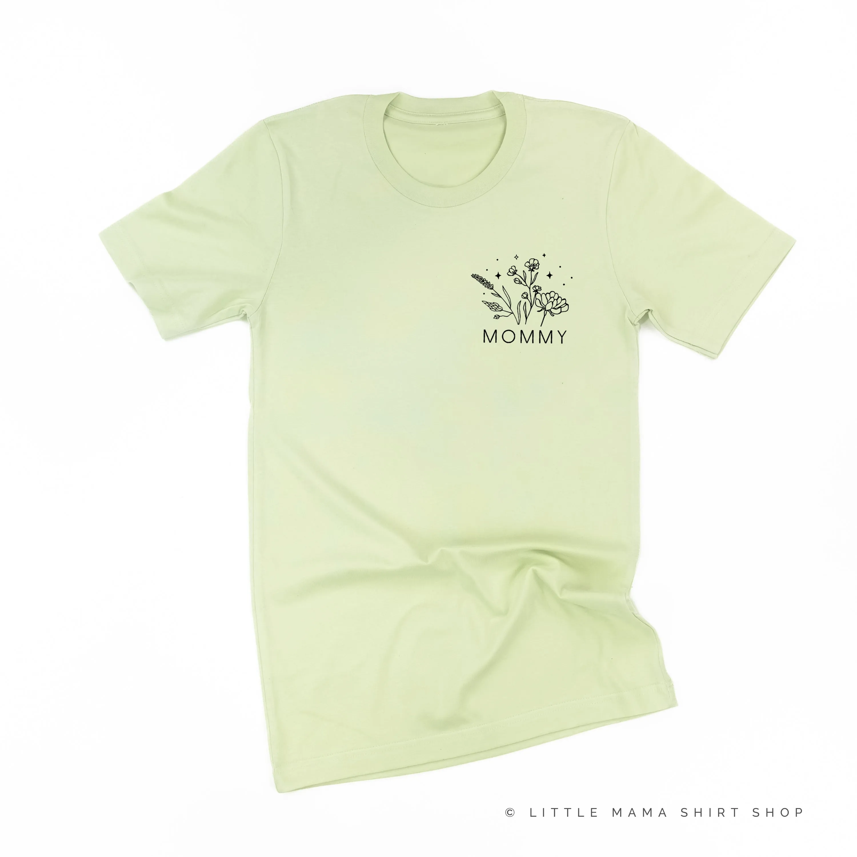 MOMMY - Bouquet - Pocket Size ﻿- Unisex Tee