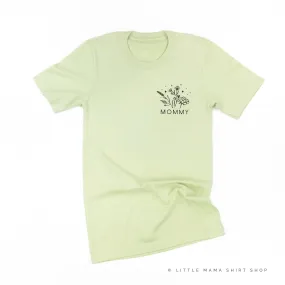 MOMMY - Bouquet - Pocket Size ﻿- Unisex Tee