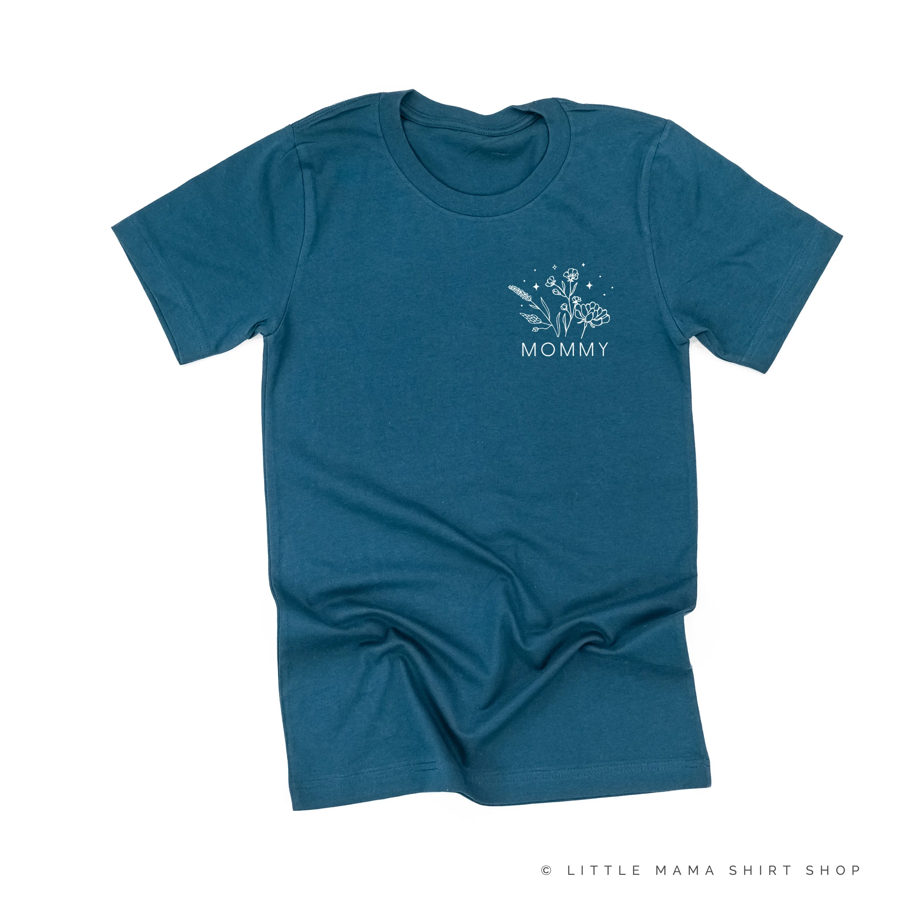 MOMMY - Bouquet - Pocket Size ﻿- Unisex Tee