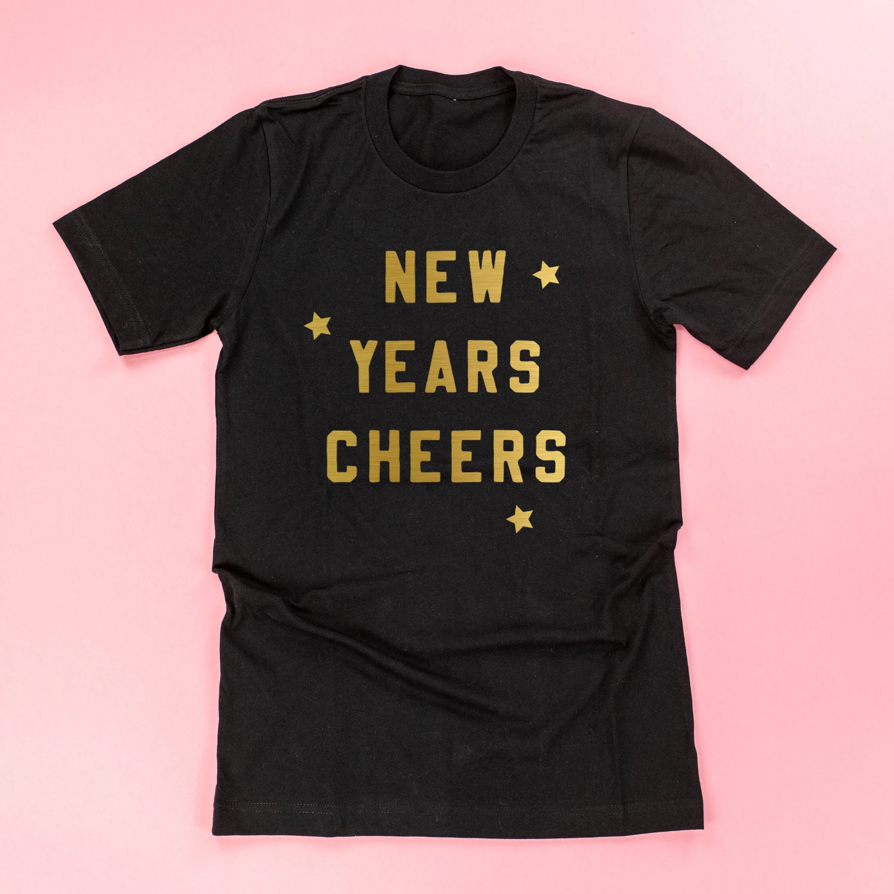 New Years Cheers - Block Font - Unisex Tee
