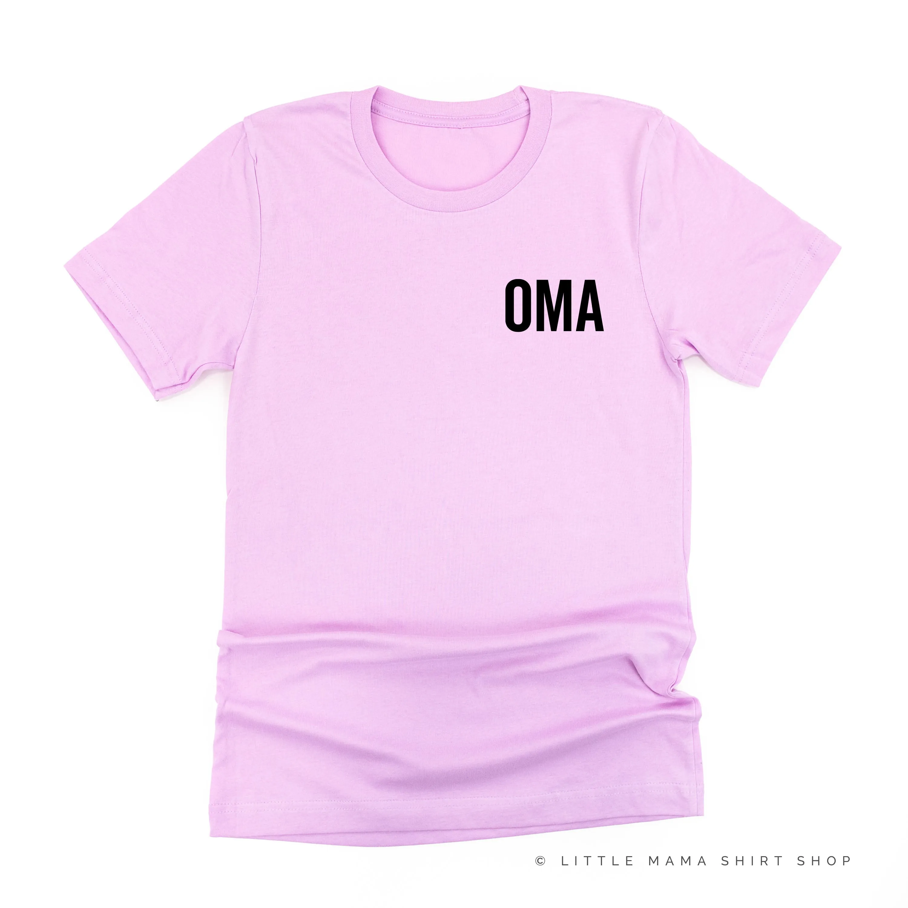 OMA - BLOCK FONT POCKET SIZE - Unisex Tee