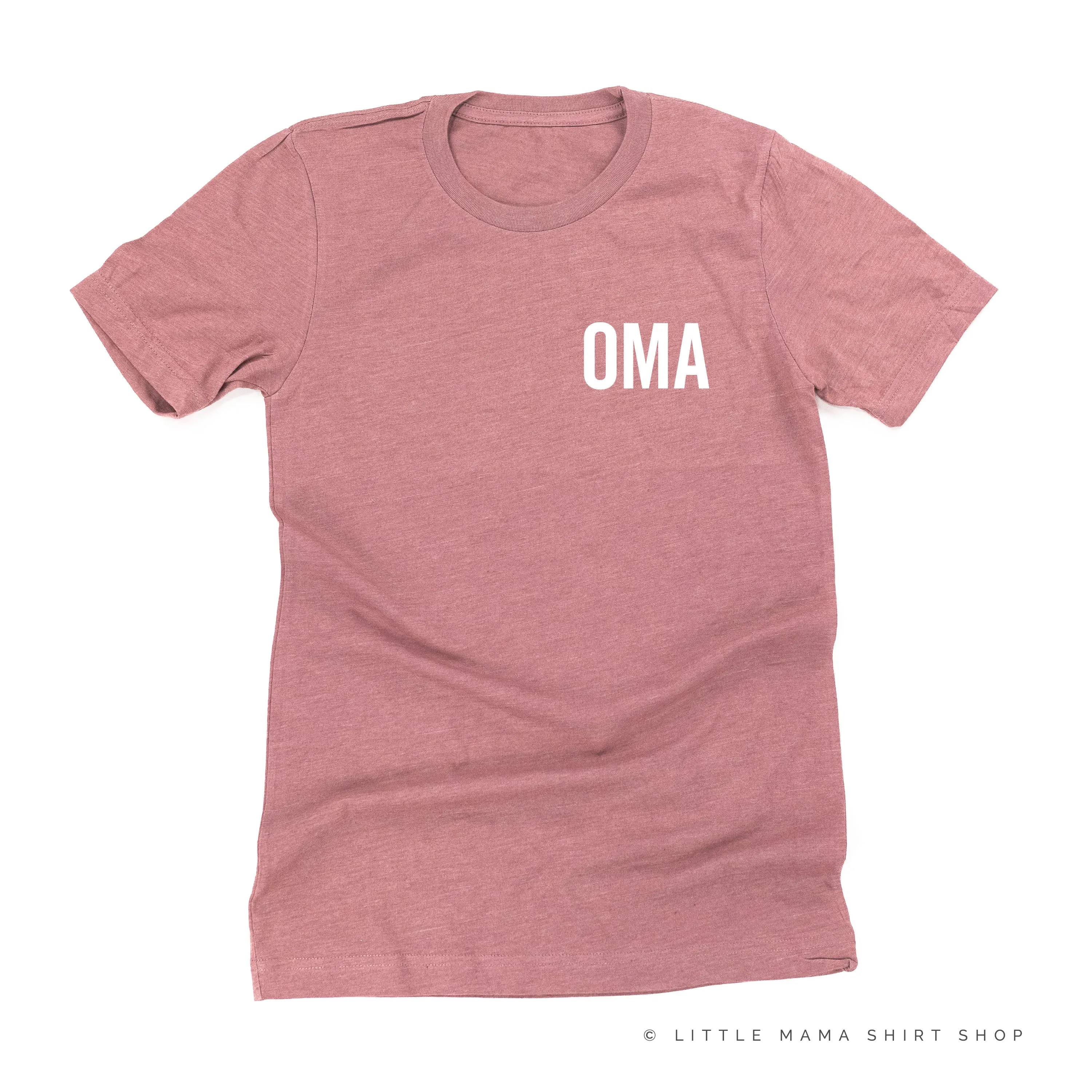 OMA - BLOCK FONT POCKET SIZE - Unisex Tee