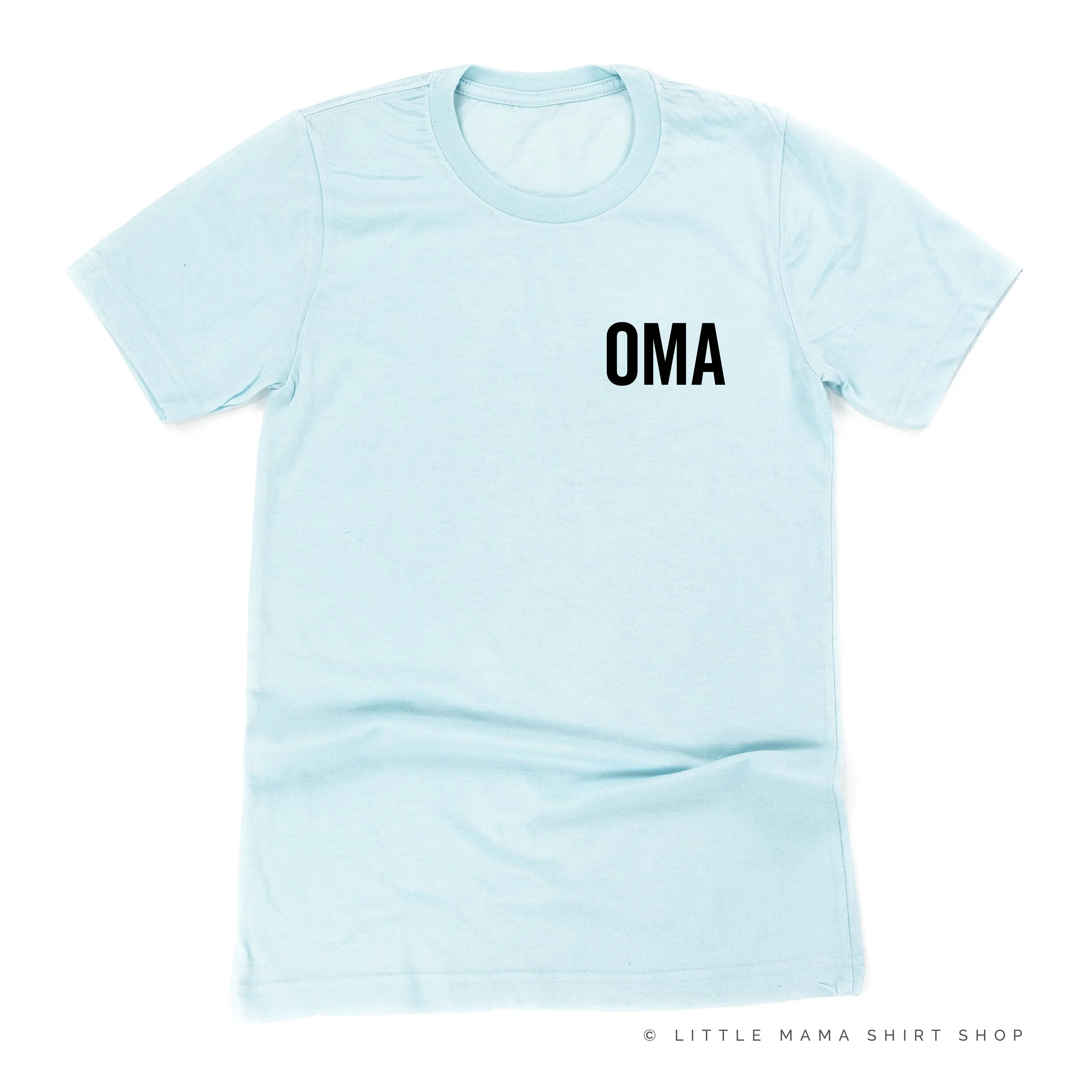 OMA - BLOCK FONT POCKET SIZE - Unisex Tee