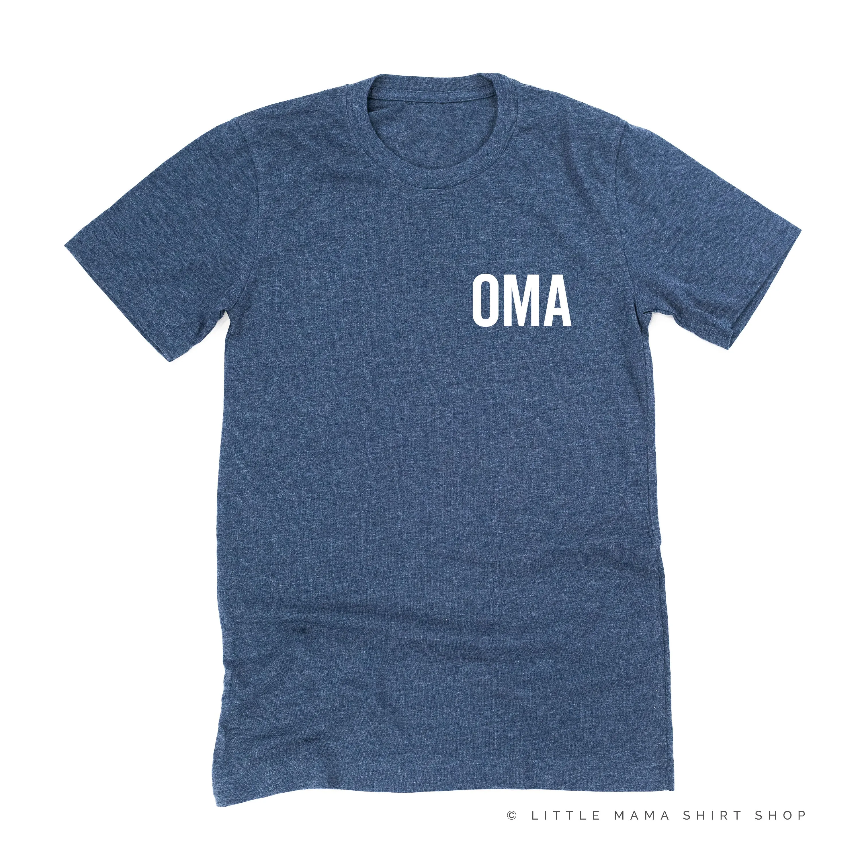 OMA - BLOCK FONT POCKET SIZE - Unisex Tee