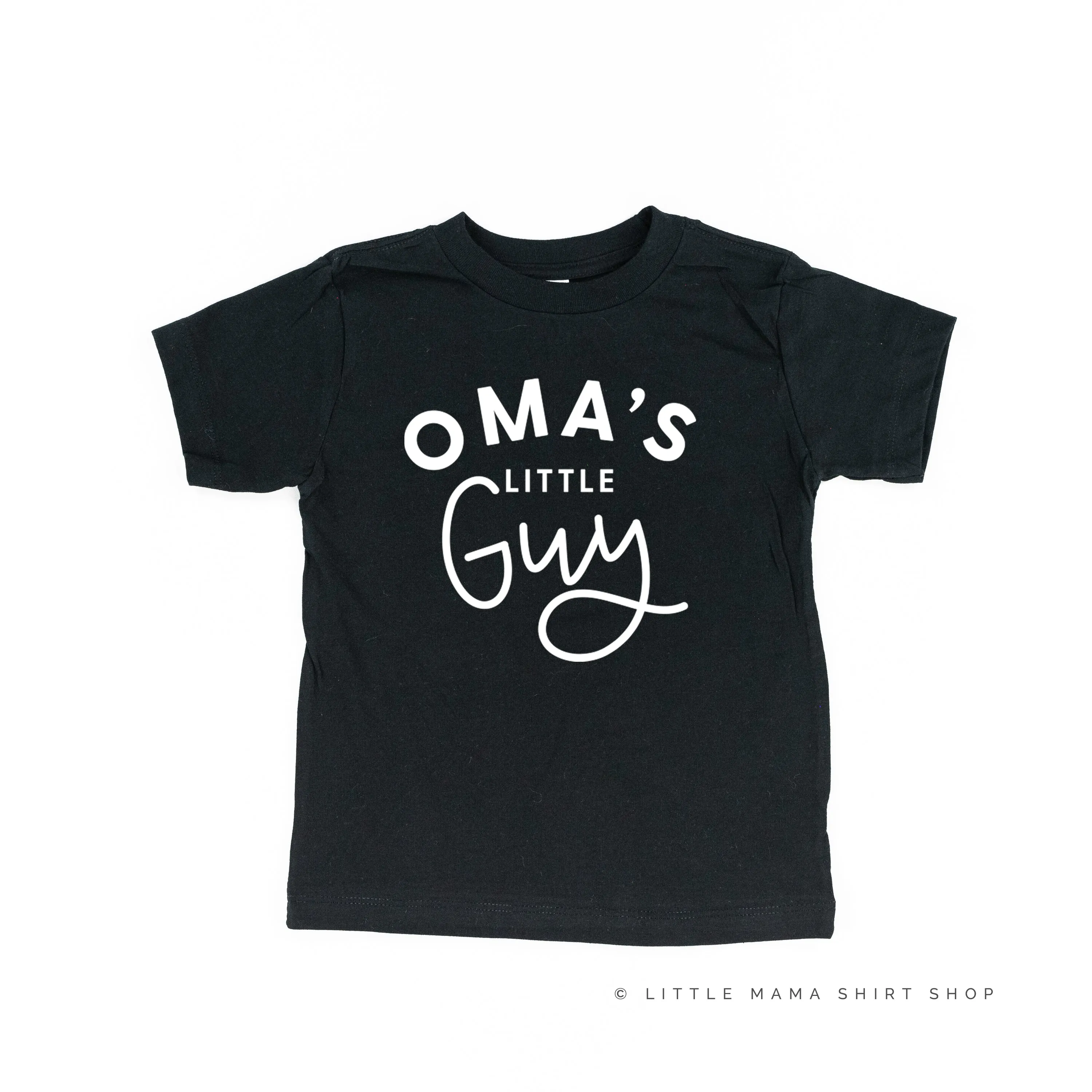 Oma's Little Guy - Short Sleeve Child Shirt