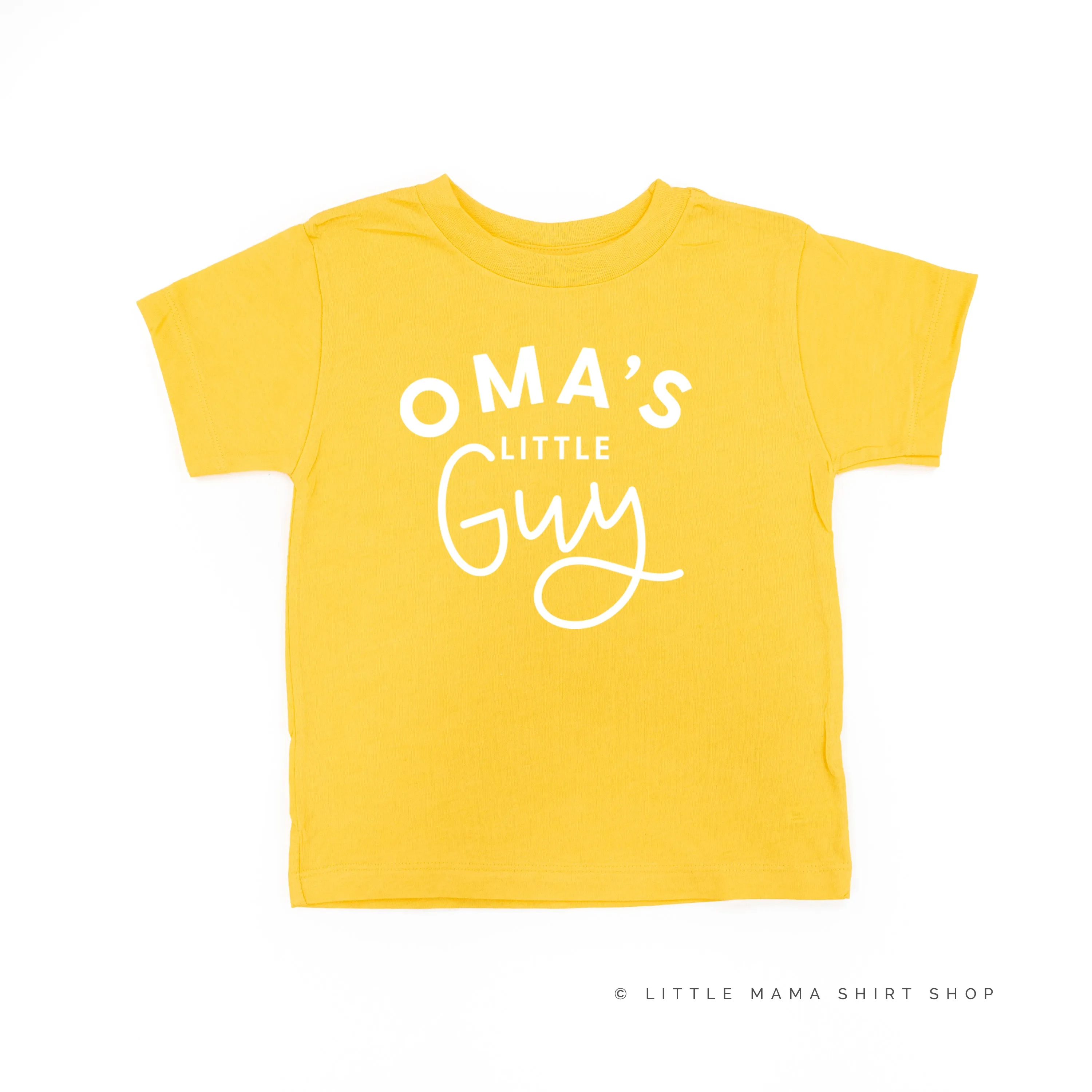 Oma's Little Guy - Short Sleeve Child Shirt