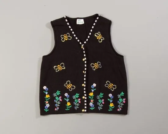 Pollinating Posies-Large Christmas Sweater