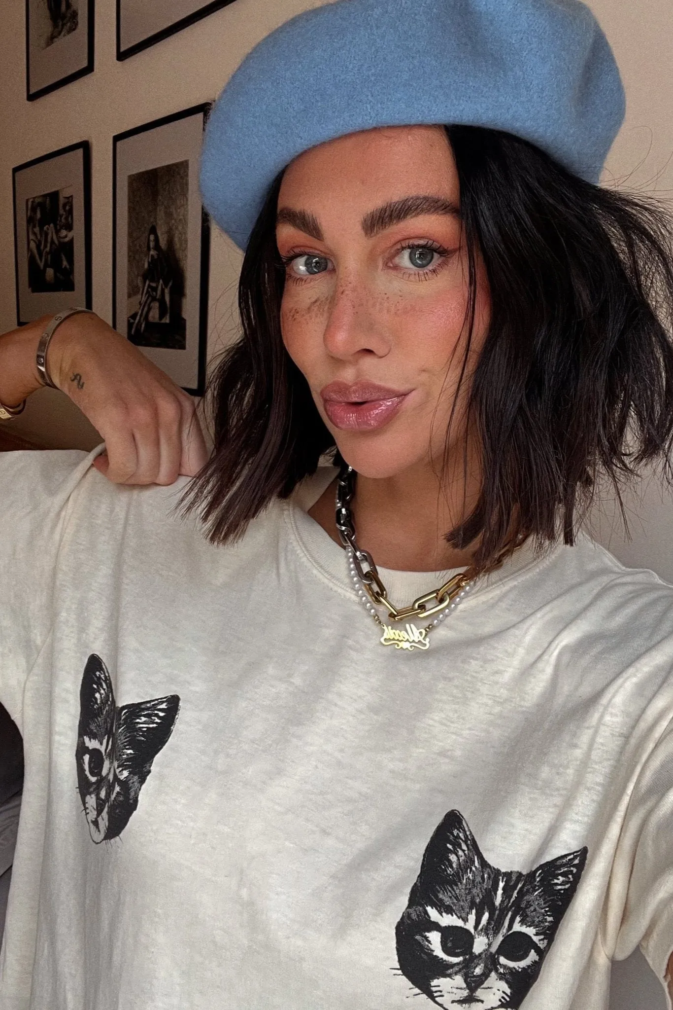 Show Me Your Kitties Tee in Neutral