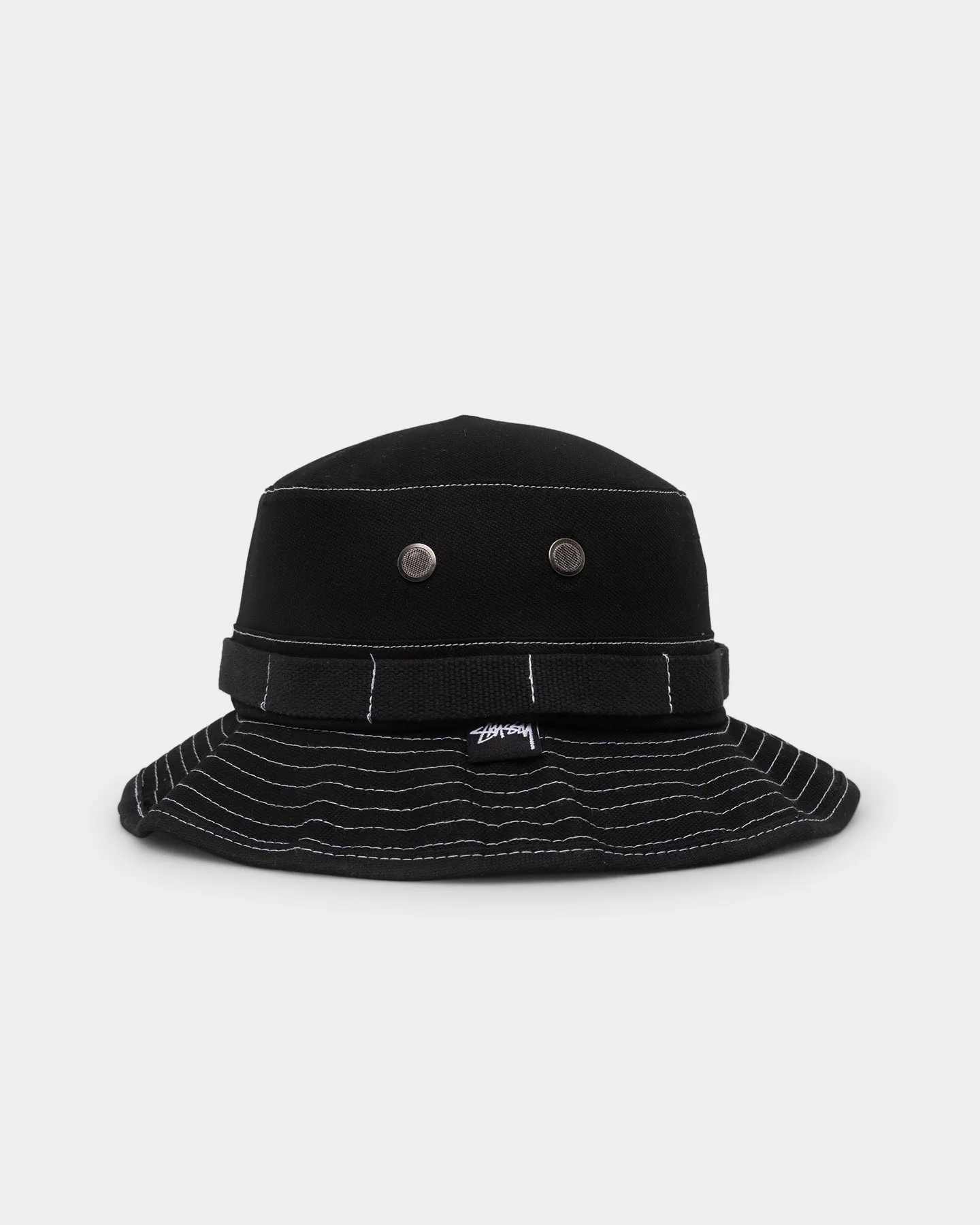 Stussy Contrast Topstitch Boonie Black