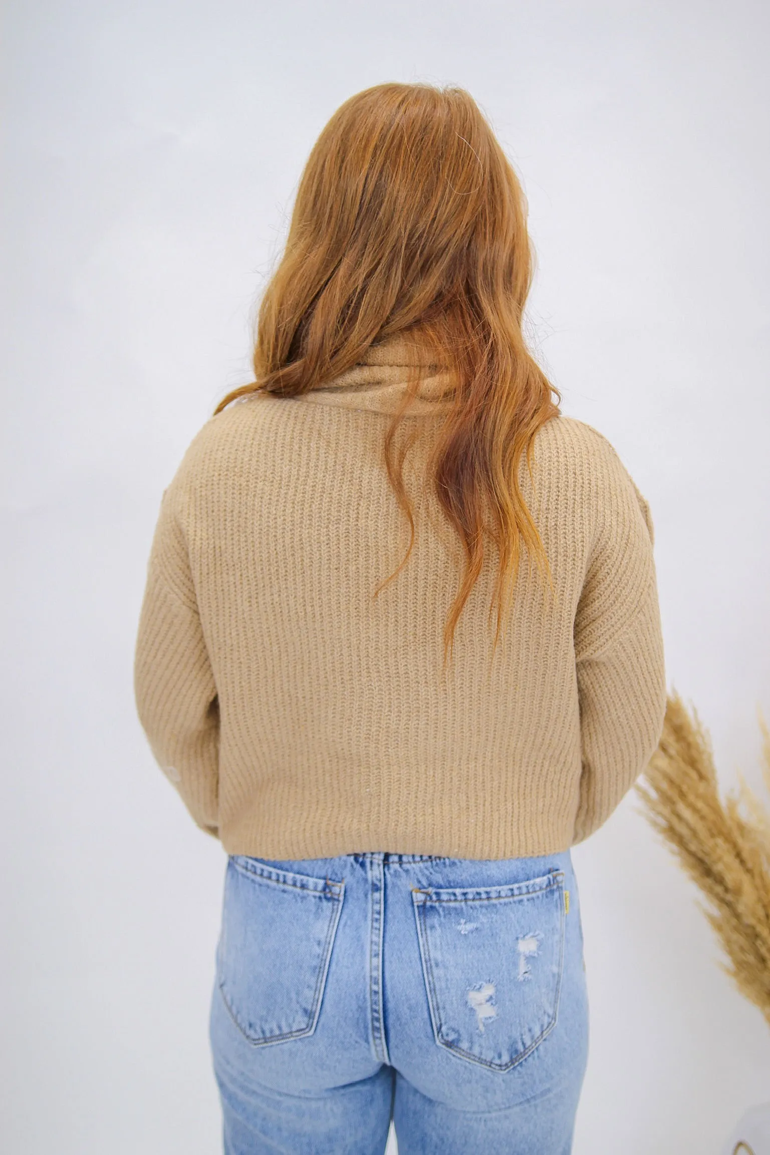 Sunday Afternoon Turtle Neck Sweater- Taupe