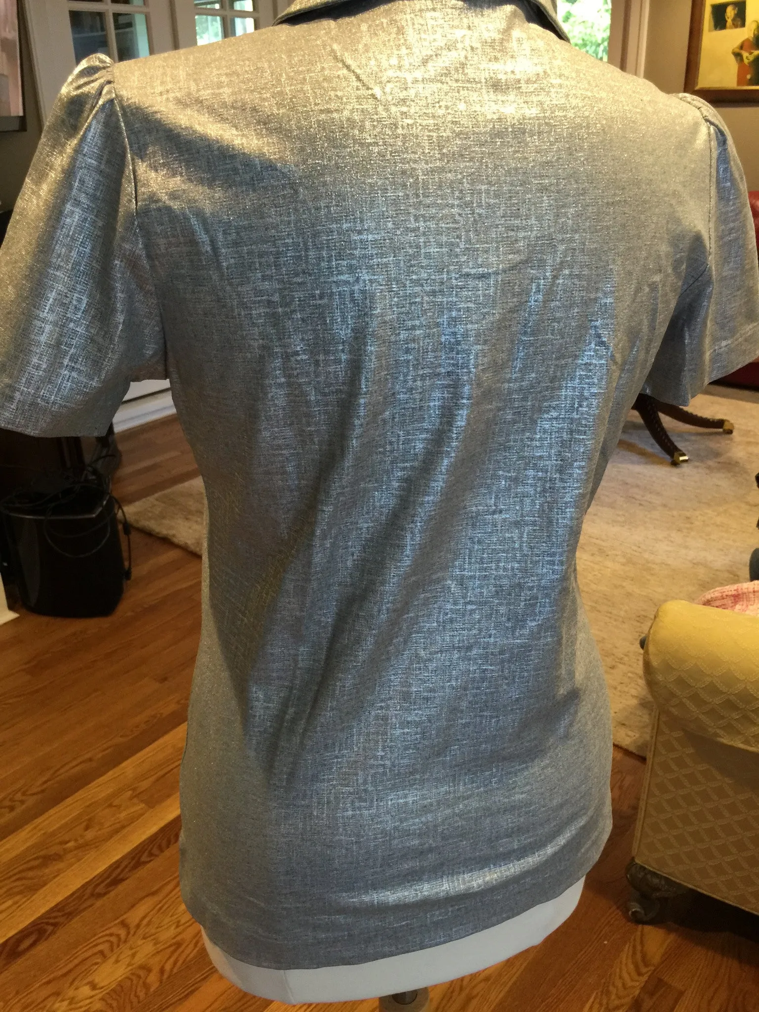 Tory Burch Grey Polo Shirt