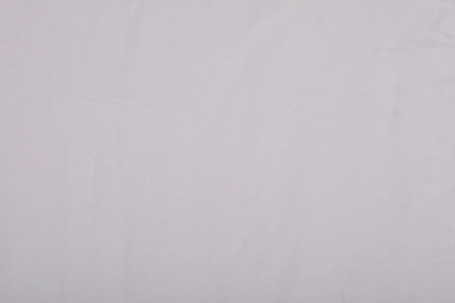 White Plain Linen Blend  Fabric