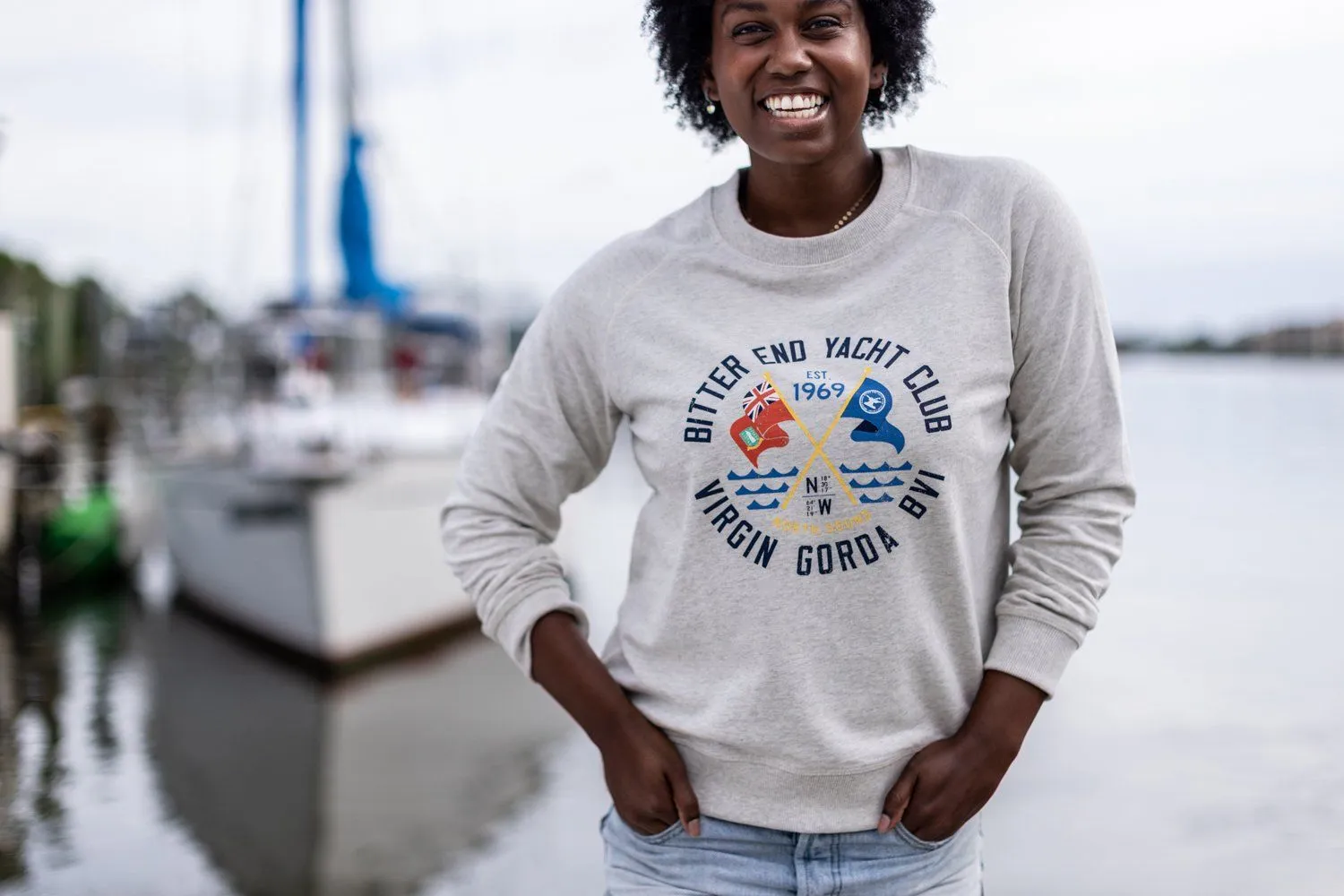 Women's Cross Flag Sweatshirt
