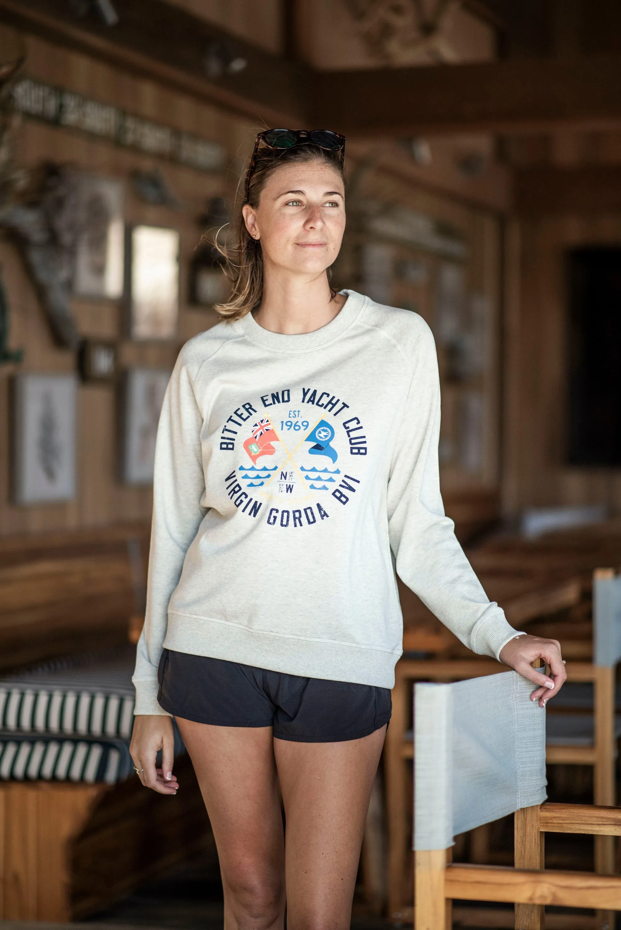 Women's Cross Flag Sweatshirt