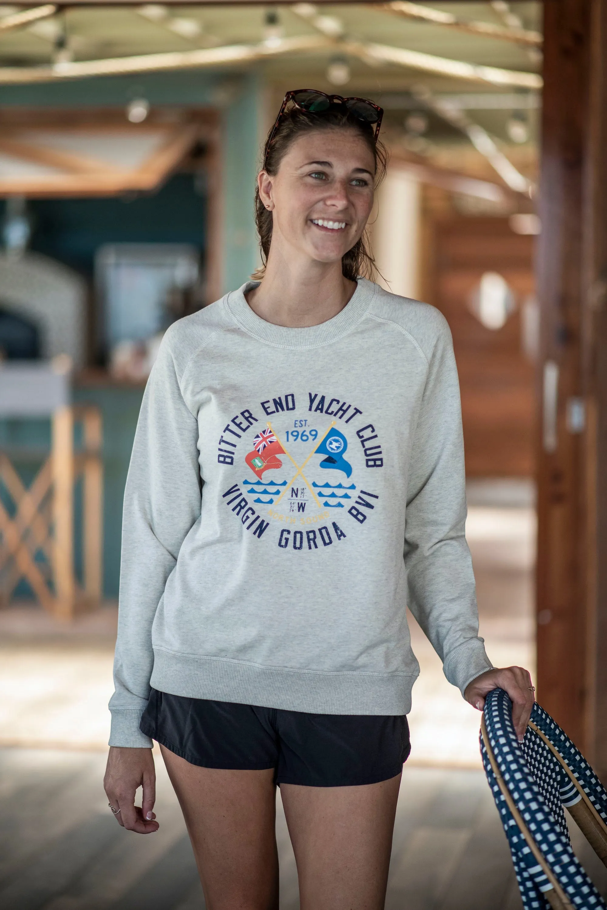 Women's Cross Flag Sweatshirt